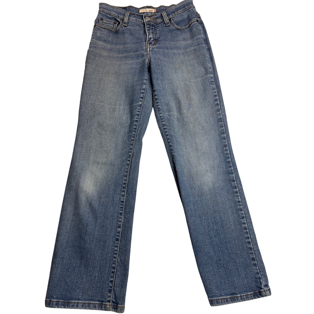 Levis 512 Perfectly Slimming Jeans Women's Blue Excellent Boot Cut Stretch 6P M